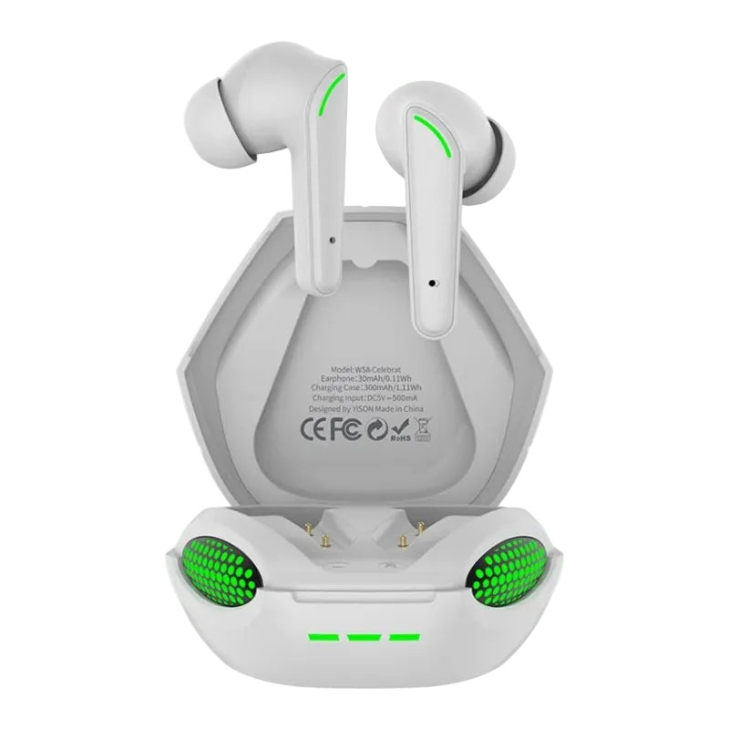Celebrat W58 Gaming Earbuds Bluetooth 5.3 TWS