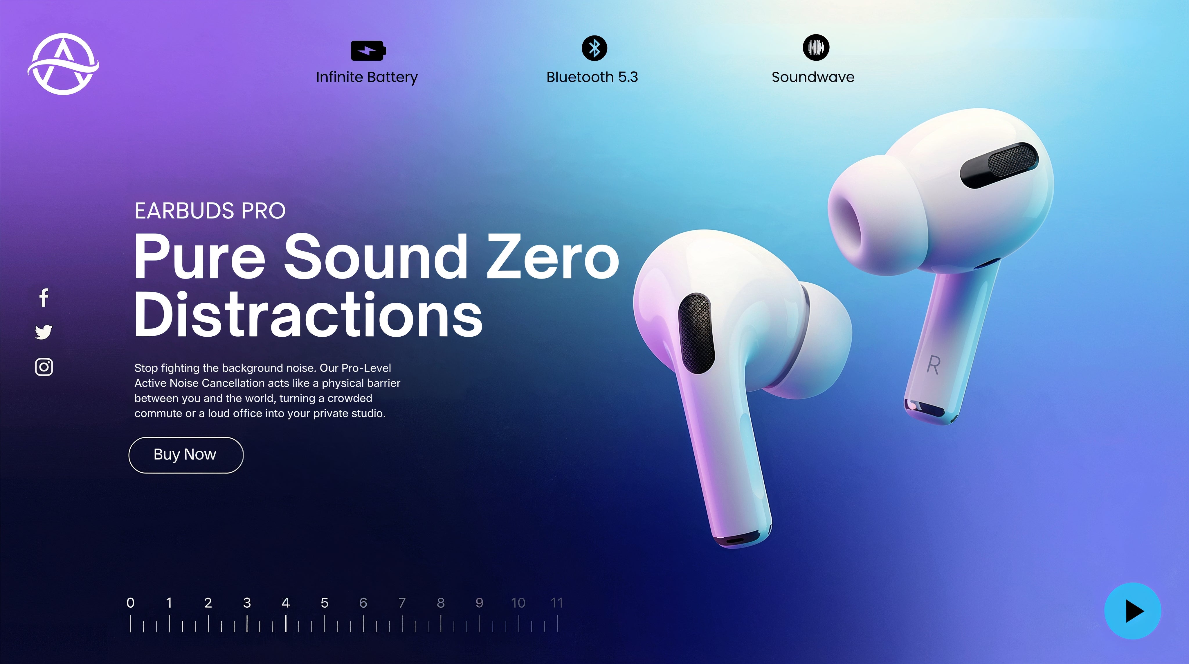 Earbuds pro banner Acmora