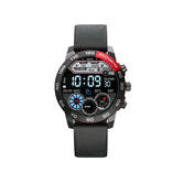 HEPU HP-G15 Tactical Smart Watch Round Display with Bluetooth Calling, IP68 Waterproof, NFC & Compass Acmora