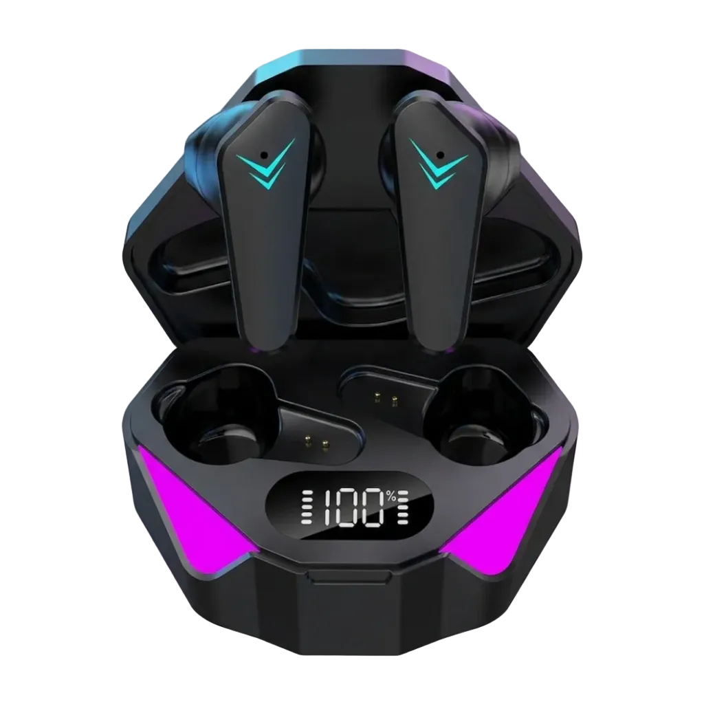 X15 TWS Gaming Earbuds 65ms Low Latency Bluetooth 5.3 & RGB LED Display Acmora